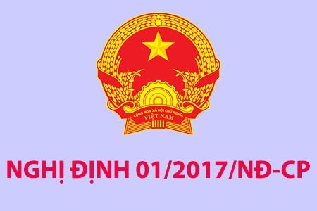 Nghị định 01/2017/NĐ-CP