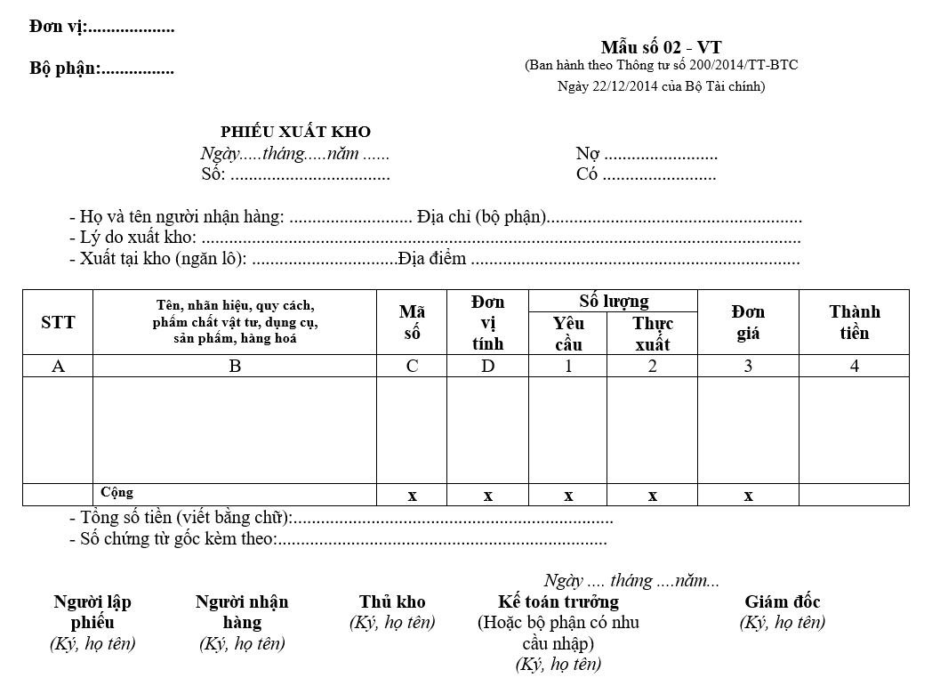 Mẫu 02-VT
