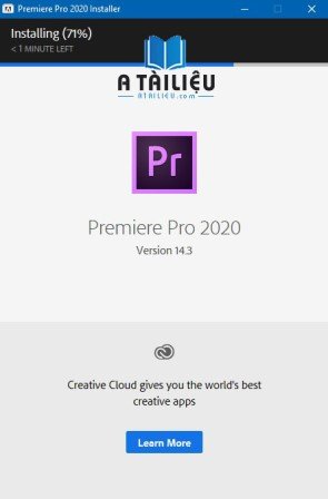 adobe premiere pro cc 2020 - installing