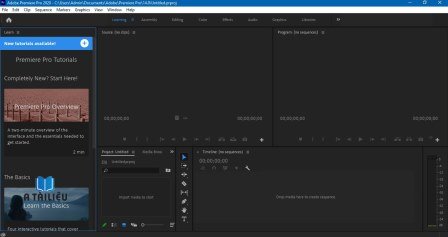 adobe premiere pro cc 2020 - interface